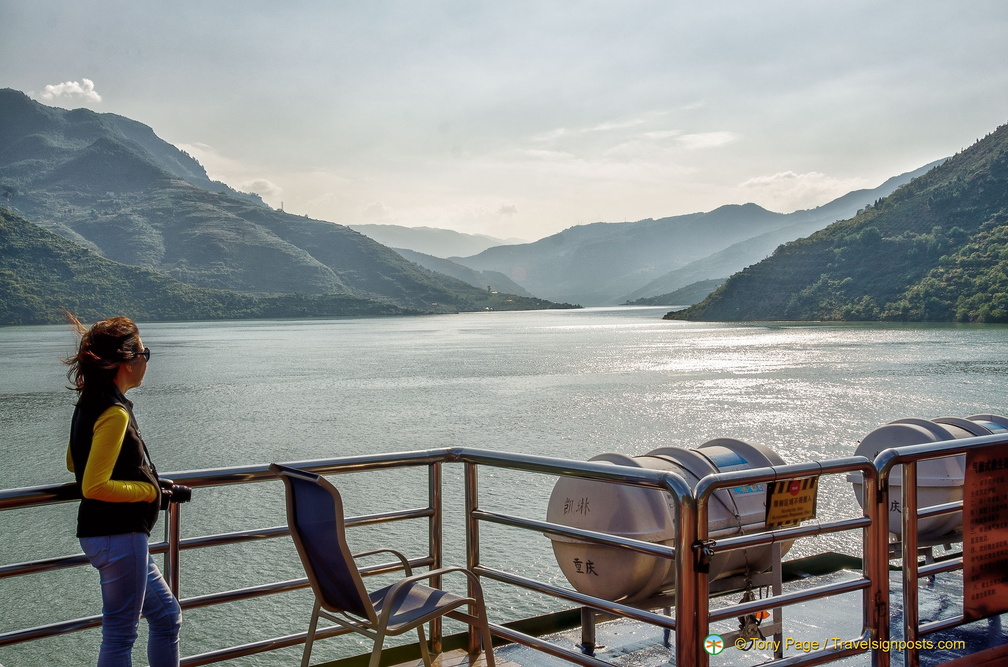 Sunset on the Yangtze River