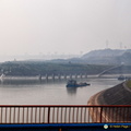 Smog-covered View of the Three Gorges Dam