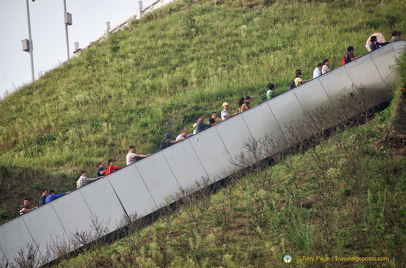 Escalator Ride to the Three Gorges Dam