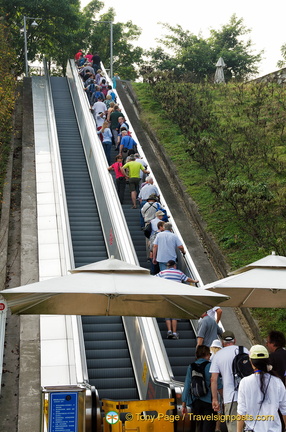 Escalator Ride to the Three Gorges Dam