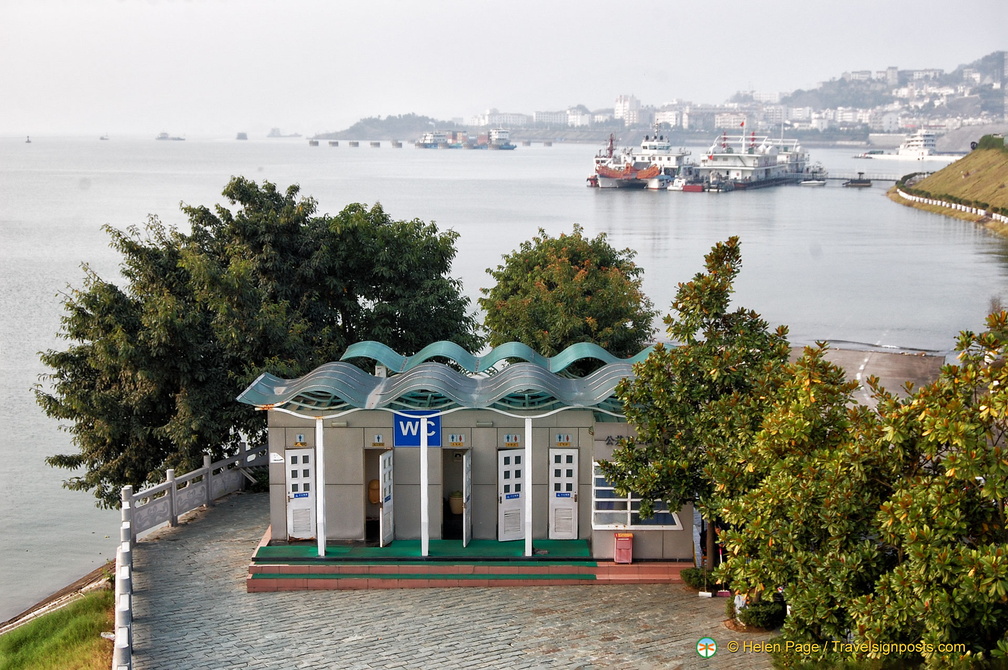 Modern Toilet Block at the Three Gorges Dam