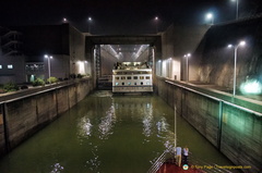 A Ship Going into the Ship Lock