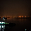 Sailing through the Three Gorges Dam at Night