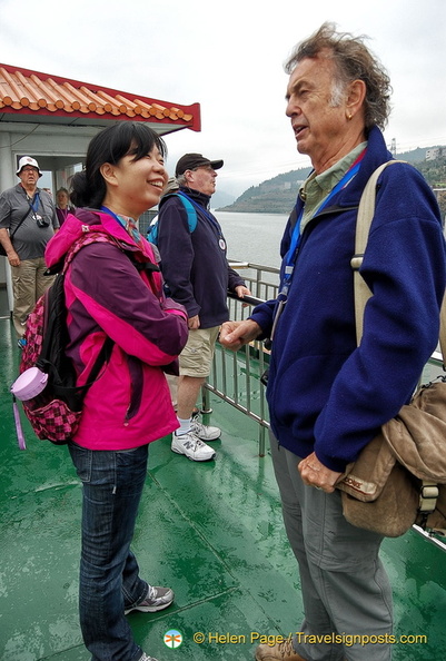 Tony Chatting with Ruby