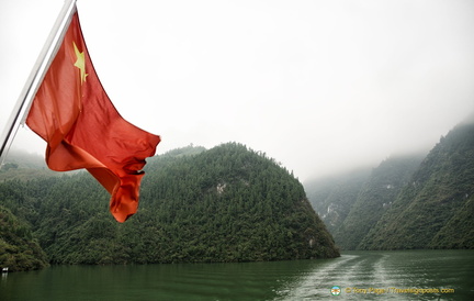 View from our Shennong Stream Cruise Boat