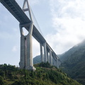 Close-up of the Badong Bridge