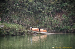 Locals Building their Boat on Shennong Stream