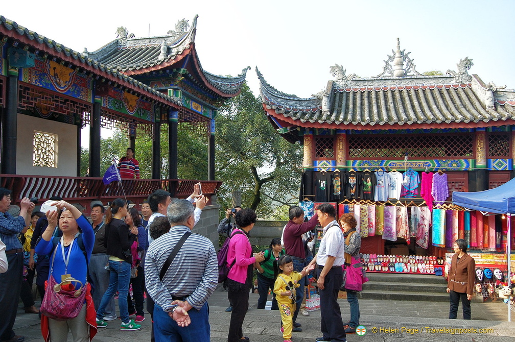 Shopping in Fengdu Ghost City