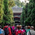 Crowd heading for Fengdu Temple