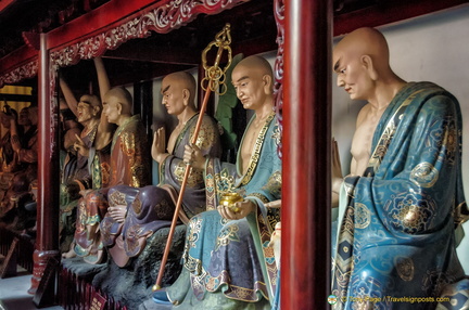 Statues of Disciples of Buddha