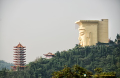 View of the Top of Fengdu Ghost City