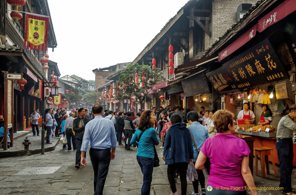 Dazzled by the Ciqikou Shops