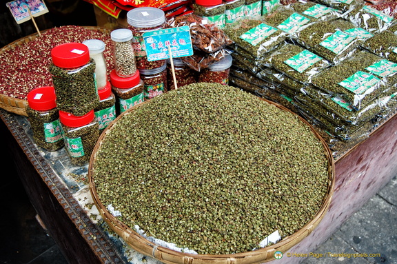 Tray of Green Pepper