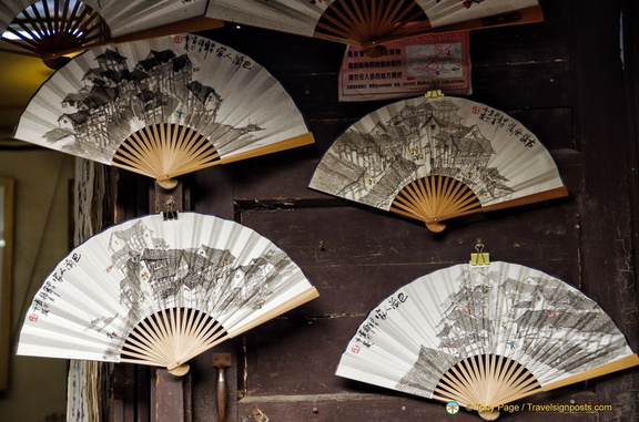 Souvenir Fans in Ciqikou