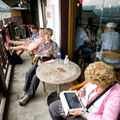 Having a Break at the Ciqikou Terrace Cafe