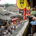 People-watching from the Ciqikou Terrace Cafe