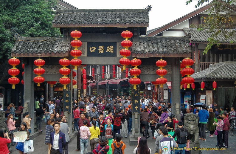 Main Gate to a Shopping District