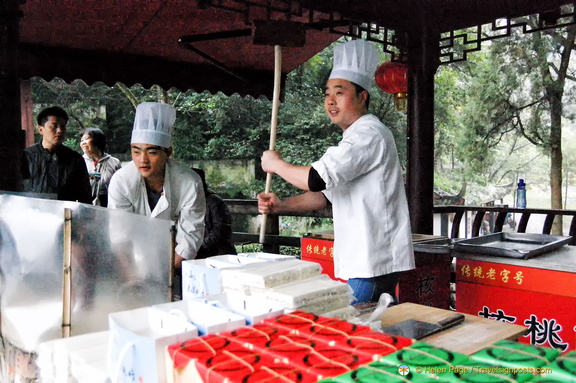 Market Stall at Mt Qingcheng