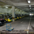 Carpark Full of Electric Buses at Mt Qingcheng