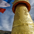 Magnificent View of Dafo Temple Prayer Wheel