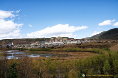 Landscape of Ganden Sumtseling Monastery