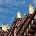 Ganden Sumtseling Monastery Roof-top Decorations 