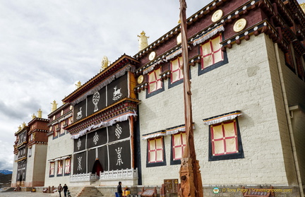 View of Ganden Sumtseling Monastery Halls
