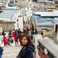 Descending Ganden Sumtseling Monastery Steps