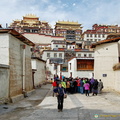 Tony Leaving the Ganden Sumtseling Monastery