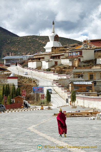 View of the Bodhi Pagoda