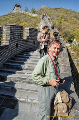 Taking a break on the Great Wall