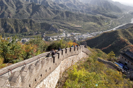 View of Juyongguan from the Great Wall