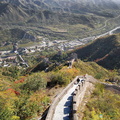 View down to the Guangou Valley
