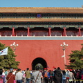Large crowd entering the Forbidden City