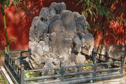 Amazing rock formation in the Imperial Garden