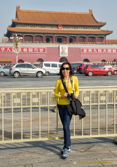 Me in front of the Tiananmen Gate