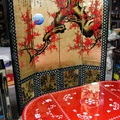 Lacquer screen and table