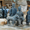 Samples of terracotta warriors and horse