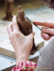 Making of terracotta warriors