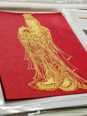 Fengning Paper Cut of Guanyin