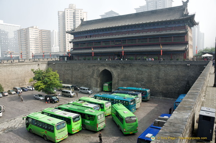 East Gate Barbican is a bus parking lot
