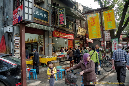A Bustling Xi'an Muslim Snack Street