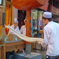 Making Fresh Dough at Muslim Snack Street