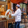 A Dough-Making Performance at Muslim Street