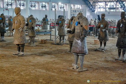 Terracotta Warriors Being Mended