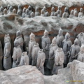 Mended pit of terracotta warriors