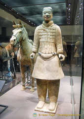 Close-up of a Cavalryman and his Horse