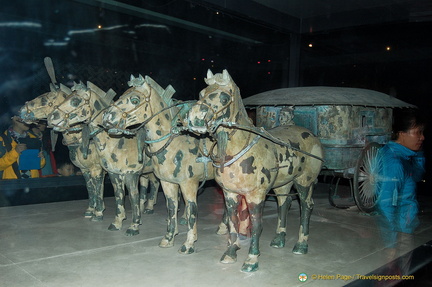 Bronze Chariot no. 2 with its carriage