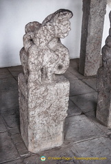 Ancient relics at Small Wild Goose Pagoda