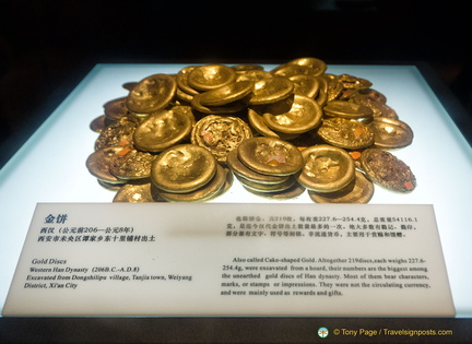 Gold Discs from the Western Han Dynasty